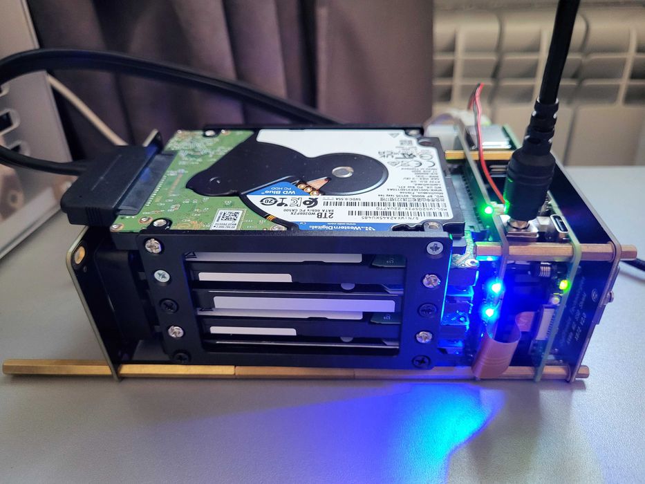 Radxa Penta SATA HAT Top Board X872 NVME для Raspberry Pi5 8GB