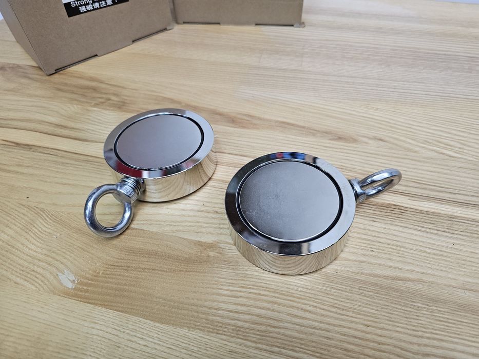 Качественный Магнит на 350кг Двухсторонний Неодимовый LNM94-3 Новый