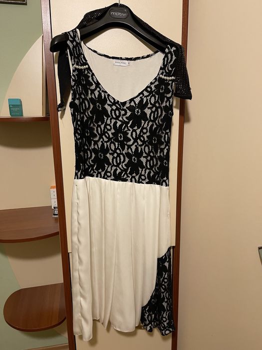 Платье (в моем случае свадебное) и пиджак