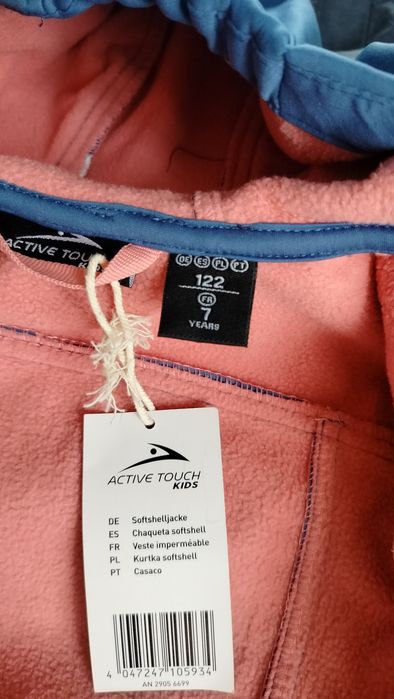 Softshell kurtka 116-122