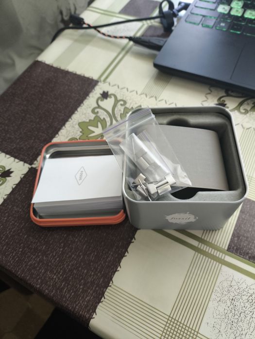 Годинник Fossil сірий