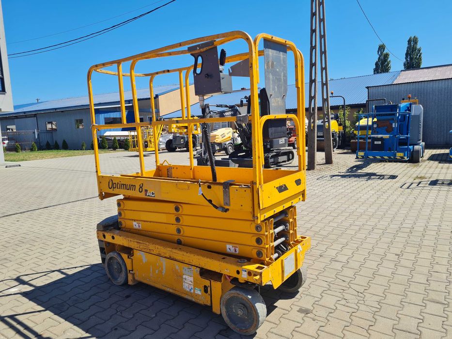 Podnośnik Haulotte Optimum 8AC, rok 2016, wysokość robocza 7,77m udźwig 230 kg