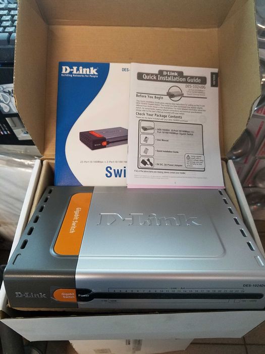Комутатор D-link DES-1024DG Gigabit