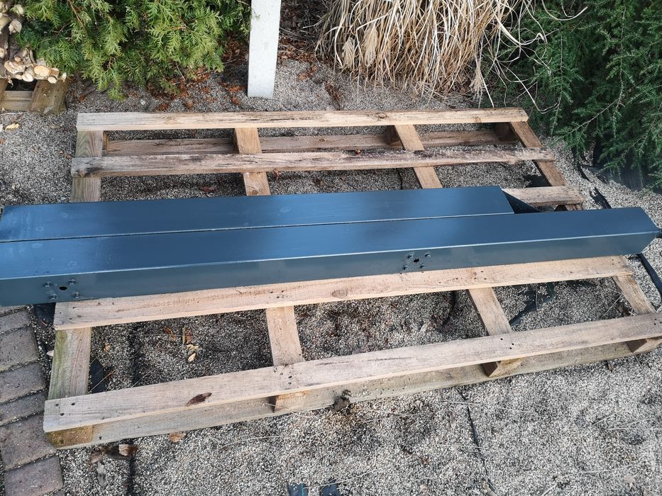 Słupek bramy otwieranej 12x12x200 antracyt