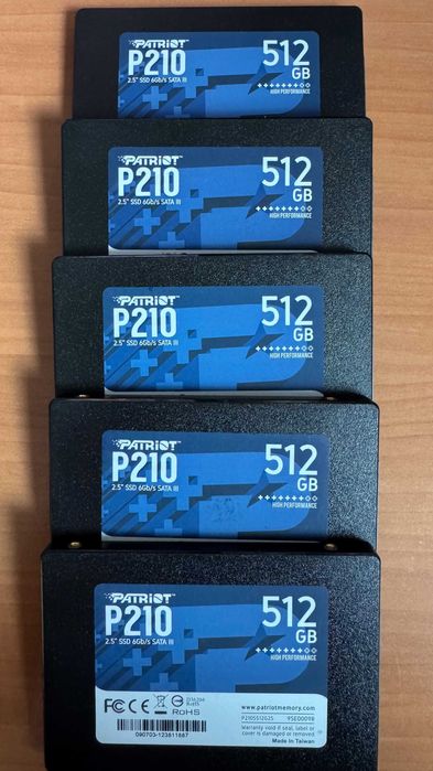Dysk SSD 512GB PATRIOT P210 używany