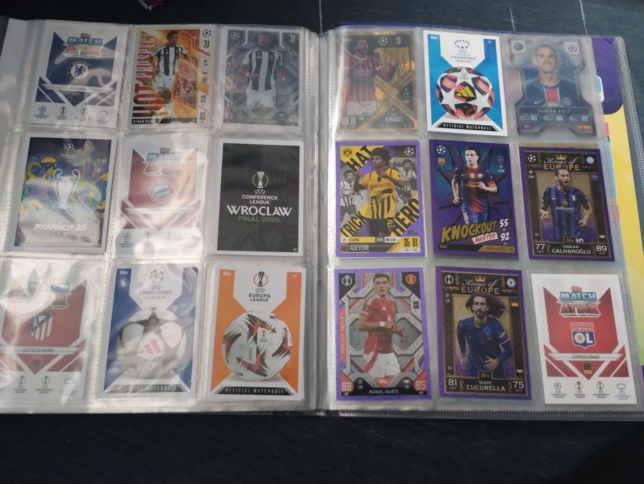 Topps match attax 2024/2025 extra  karty opis Messi goat platinium pul