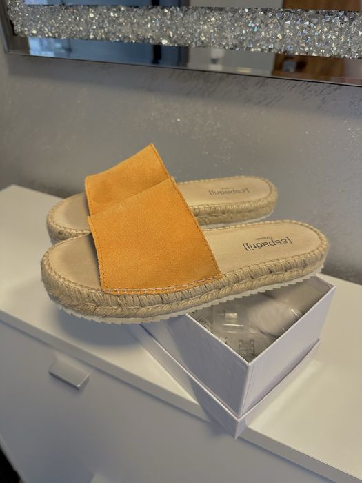Espadryle espadrij pomarańczowe