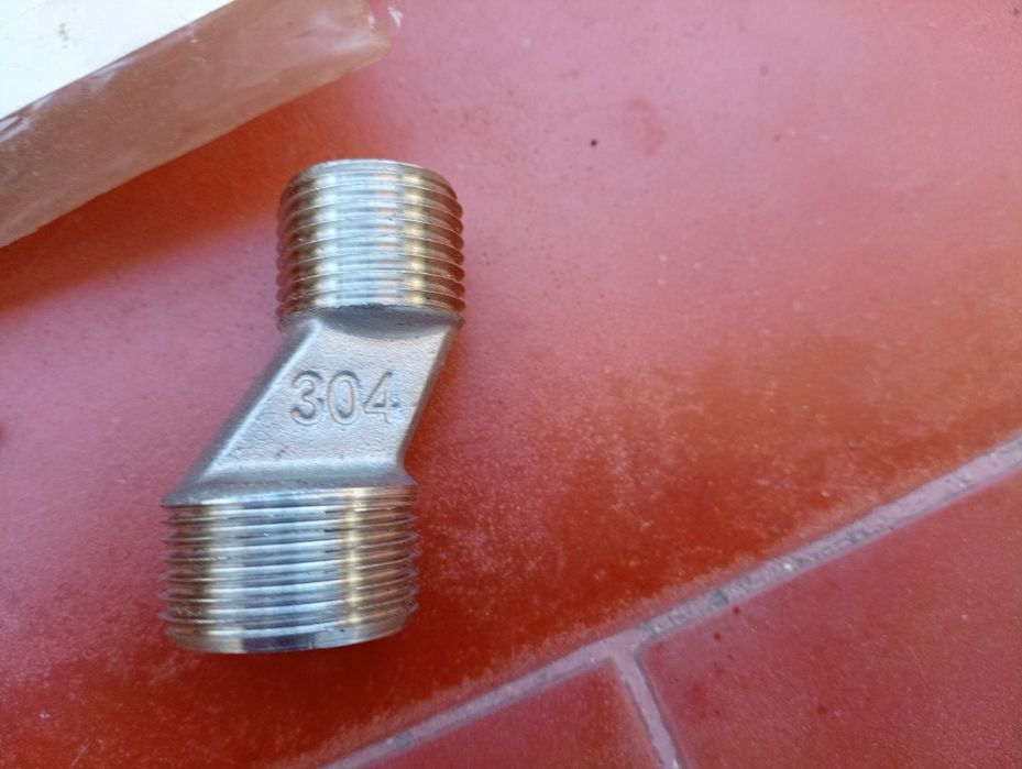 10 injetor (120 Original Bosch + conector redutor aço inoxidavel 304
