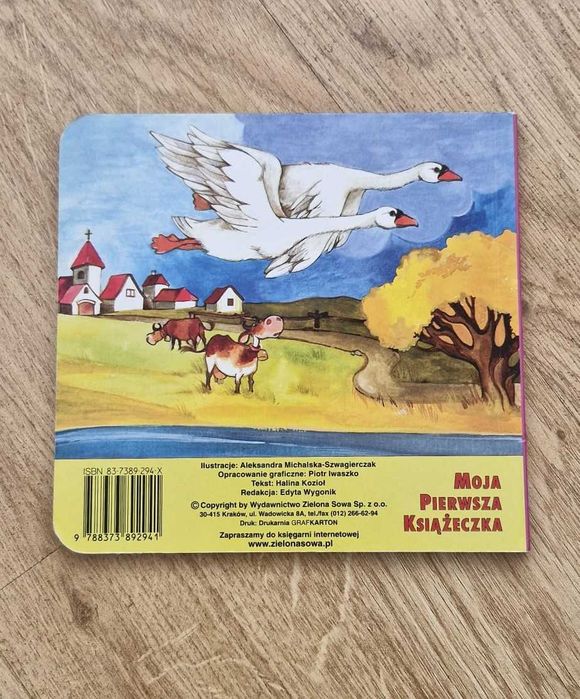Brzydkie kaczątko moja pierwsza książeczka