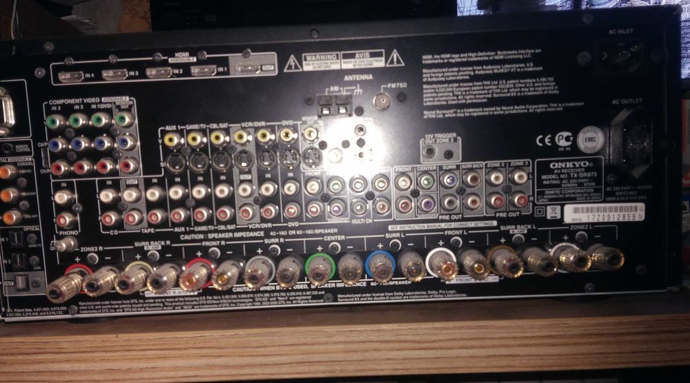 Onkyo TX-SR875 7канальний перед топ ресивер