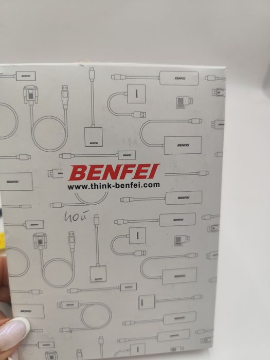 kabel displayport benfei 4k dp do monitora tv nowy
