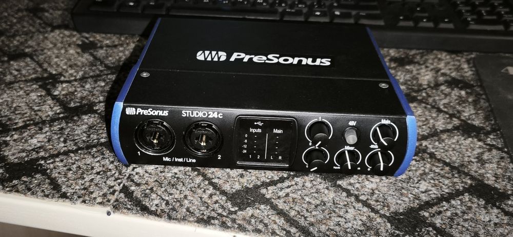 Аудіоінтерфейс, звукова карта Presonus studio 24c