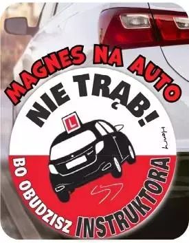 Magnes Na Auto Instruktor. Nowy Produkt