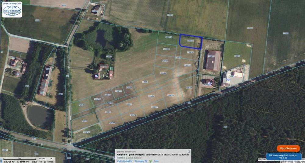 Działka pod zabudowę