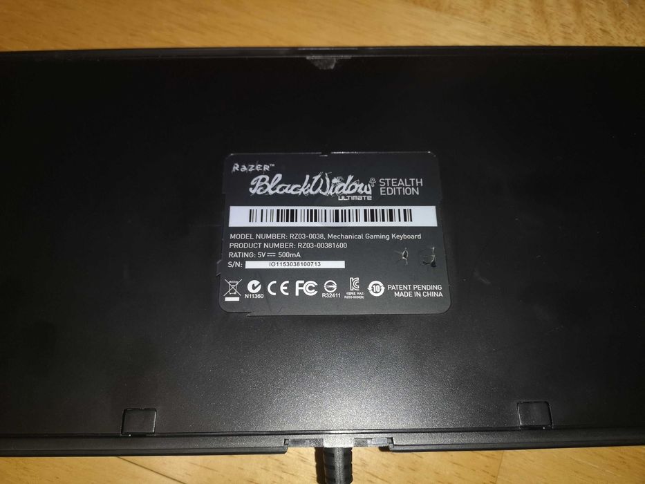 Razer BlackWidow Ultimate Stealth Edition Mechanical Gaming Keyboard64552798099714122