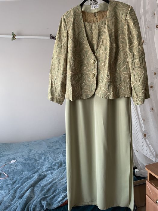 Dluga sukienka 48 z marynarką