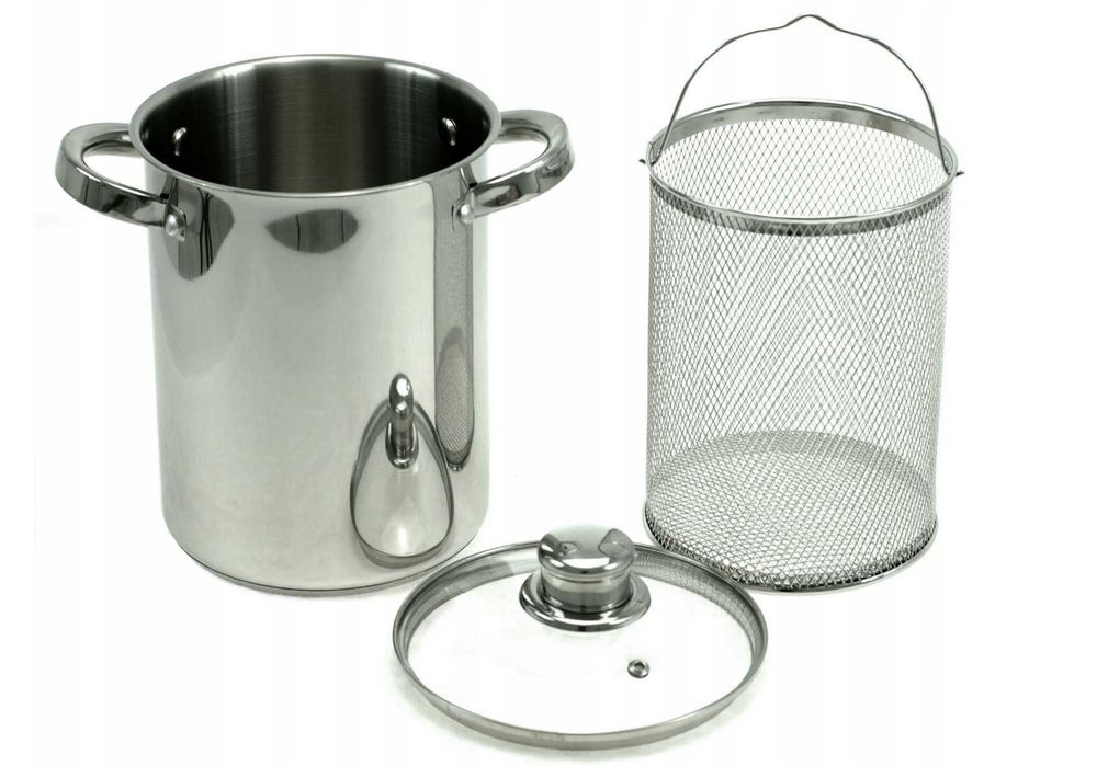 Garnek stalowy do gotowania szparagów King Hoff KH 3325