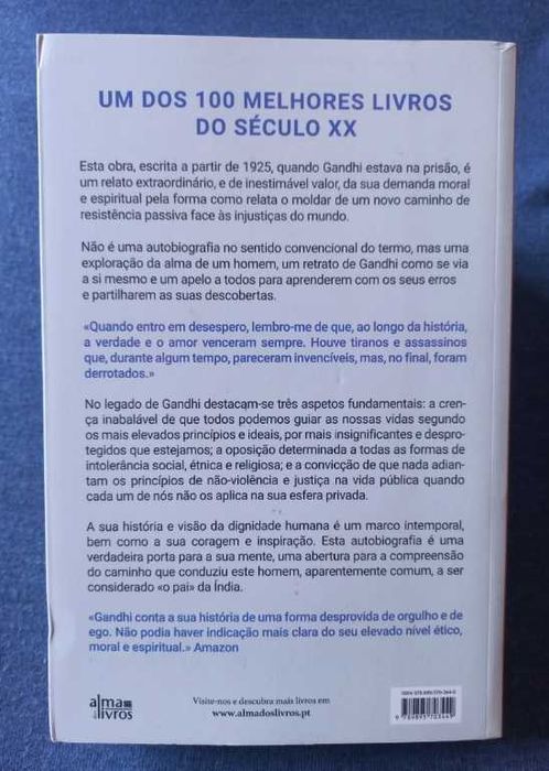 Gandhi: Uma Autobiografia - A Minha Vida e as Minhas Experiências com a Verdade - Mahatma Ghandhi