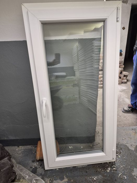 Okno  70× 140 rozwierno-uchylne dwuszybowe białe