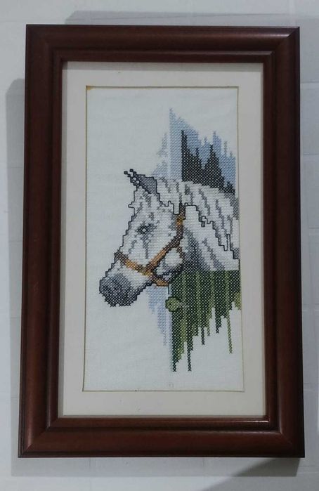 Quadro em ponto cruz 52cmx33cm