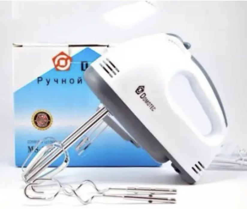 Новий міксер ручний Domotec 7 швидкостей/200Вт миксер блендер