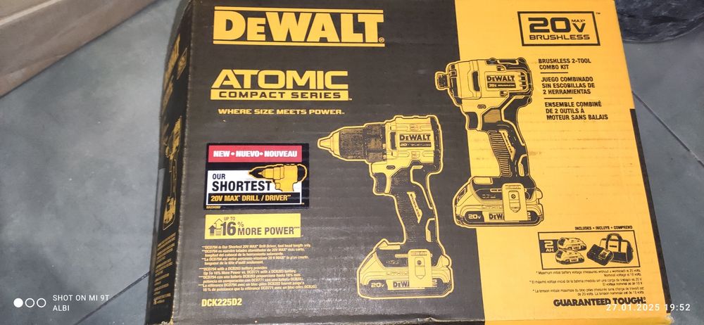 DeWalt zastaw 20v  usa
