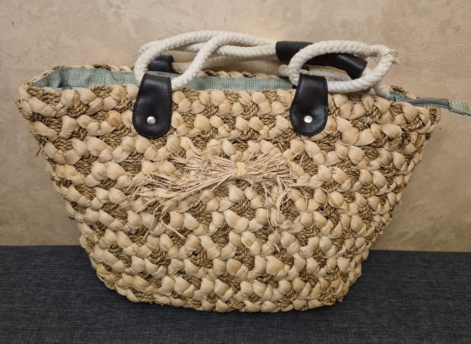 Сумка соломенная большая