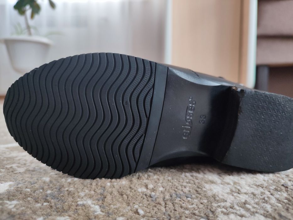 Чоботи шкіряні, єврозима, 21,5 см устілка