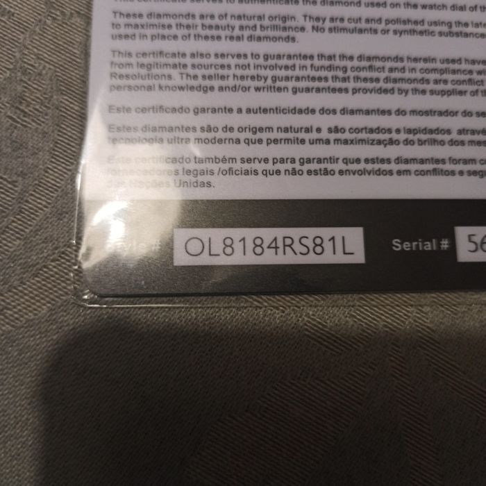 Relógio One Diamond - Edição Limitada