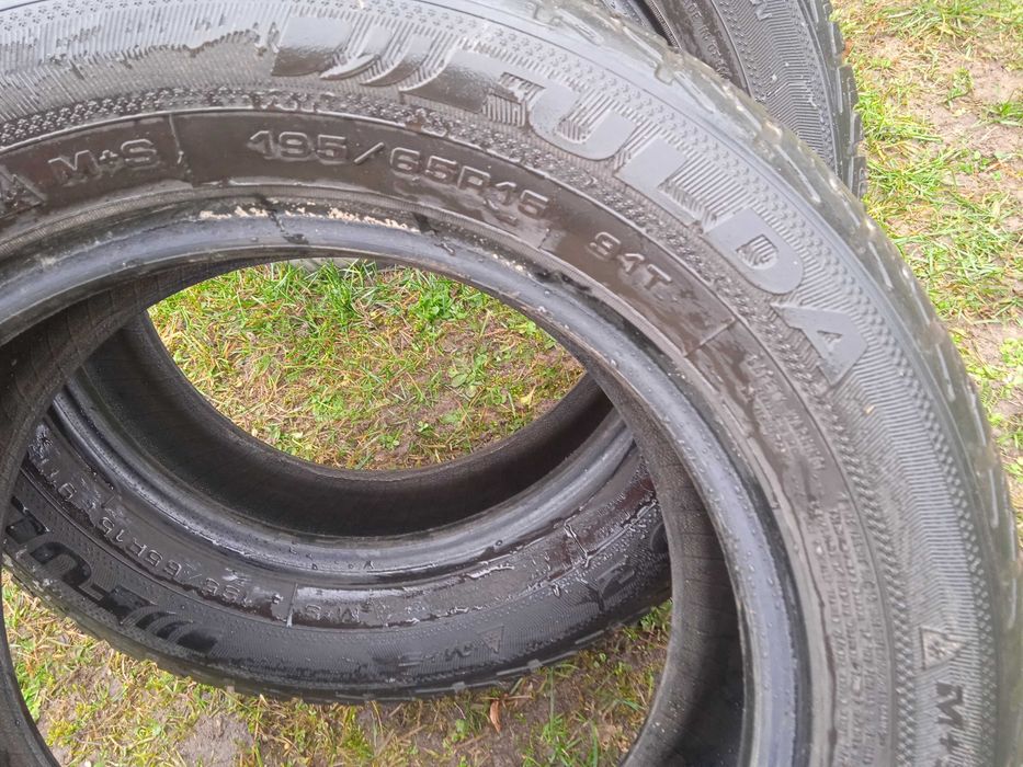 opony 2 sztuki zimowe 15 fulda monteroz kristall 195 65