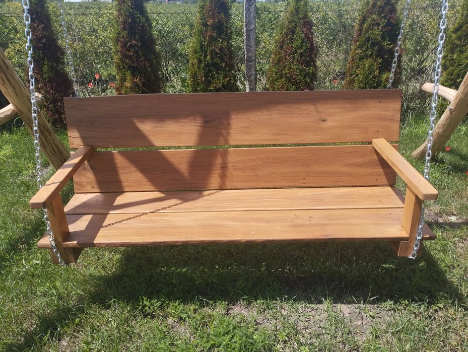 Duża ogrodowa huśtawka+ mała