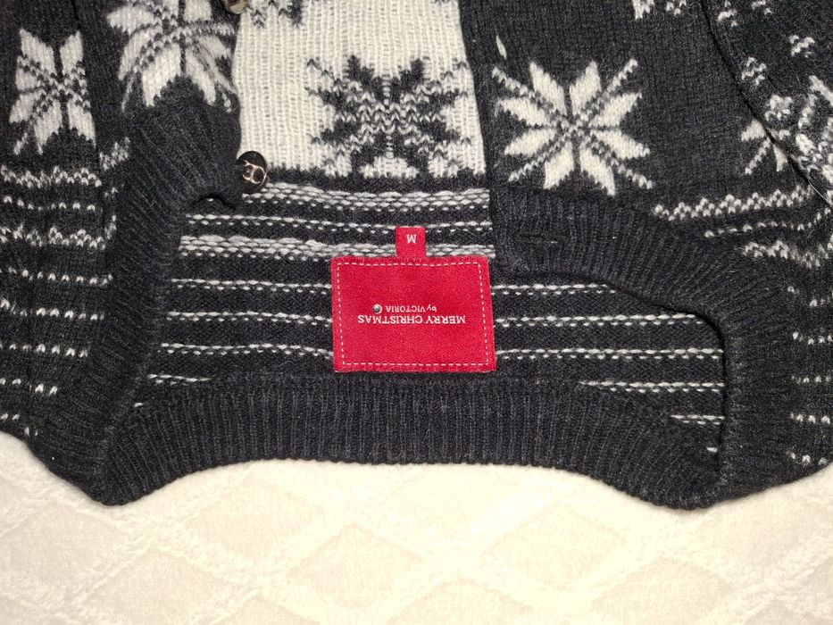 Sweter ciepły  z welną M