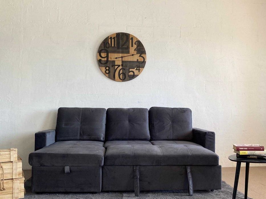 OFERTA Sofá Chaise Longue com Cama e Arcão Novo Envio Gratuito Paga na Entrega