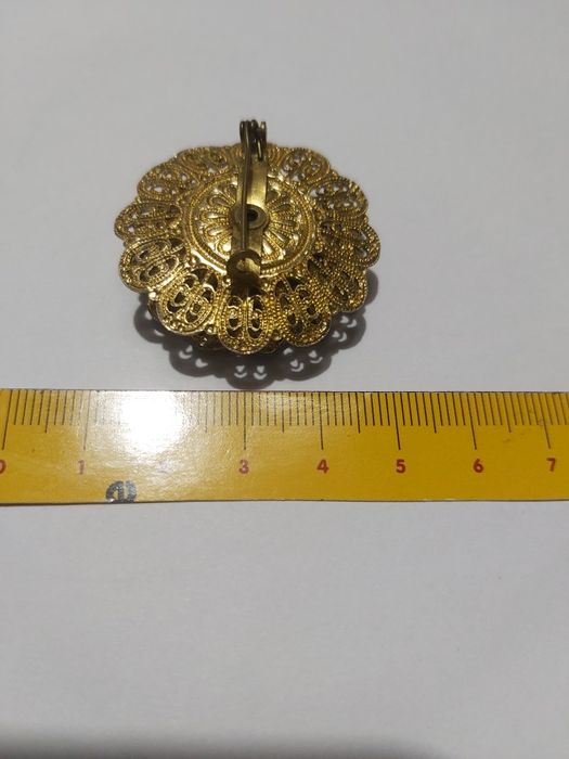 Vintage broszka z czasów PRL