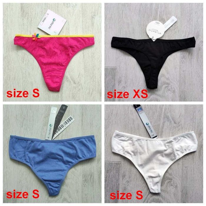 Набори 2 шт. жіночої білизни Atlantic трусики стрінги. Польша