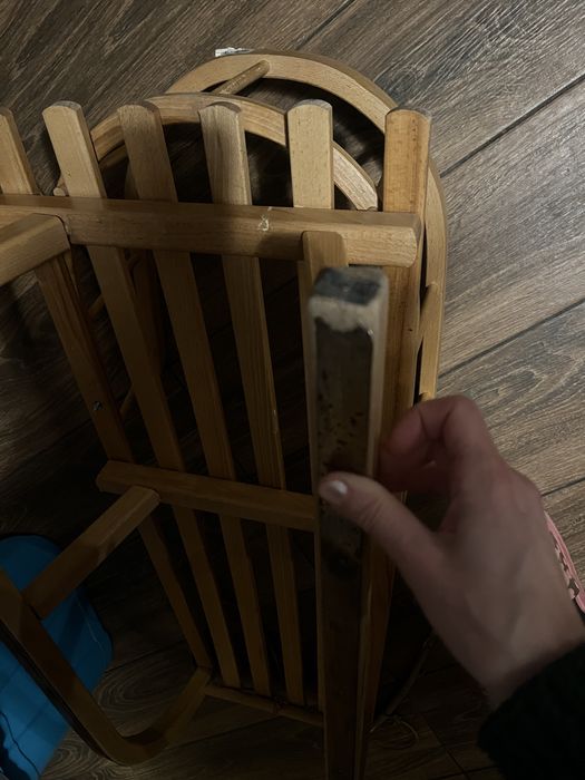 Sanki dla dzieci drewniane