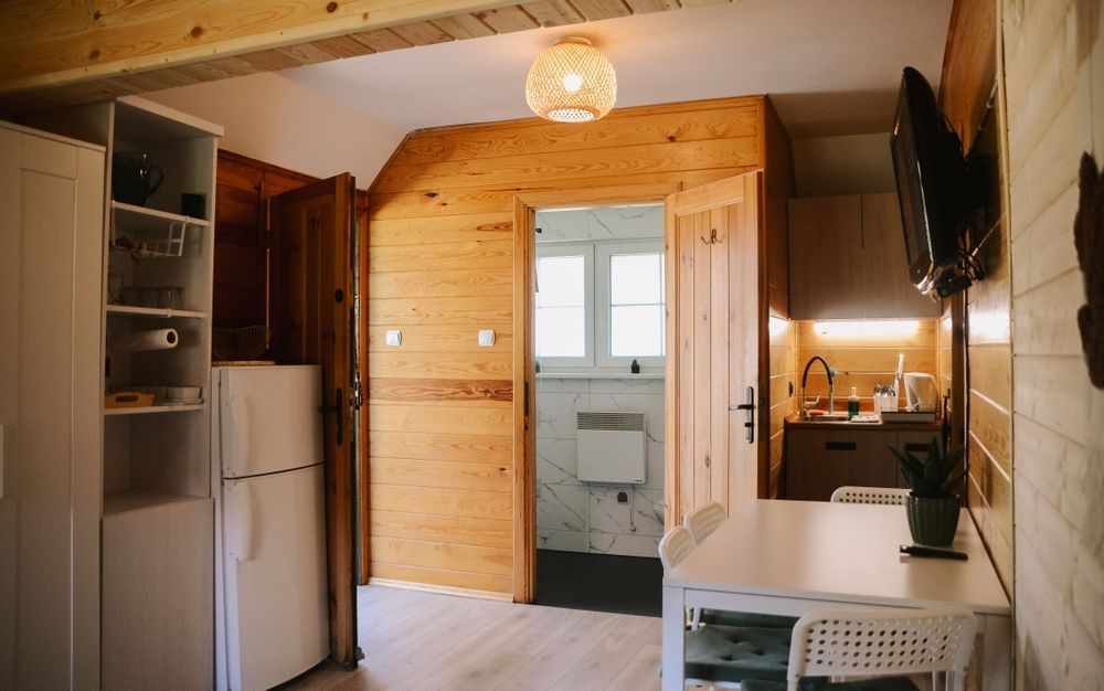 Domek z balią i jacuzzi na 6 osób, nad jeziorem, Kaszuby, Wieżyca, Ko