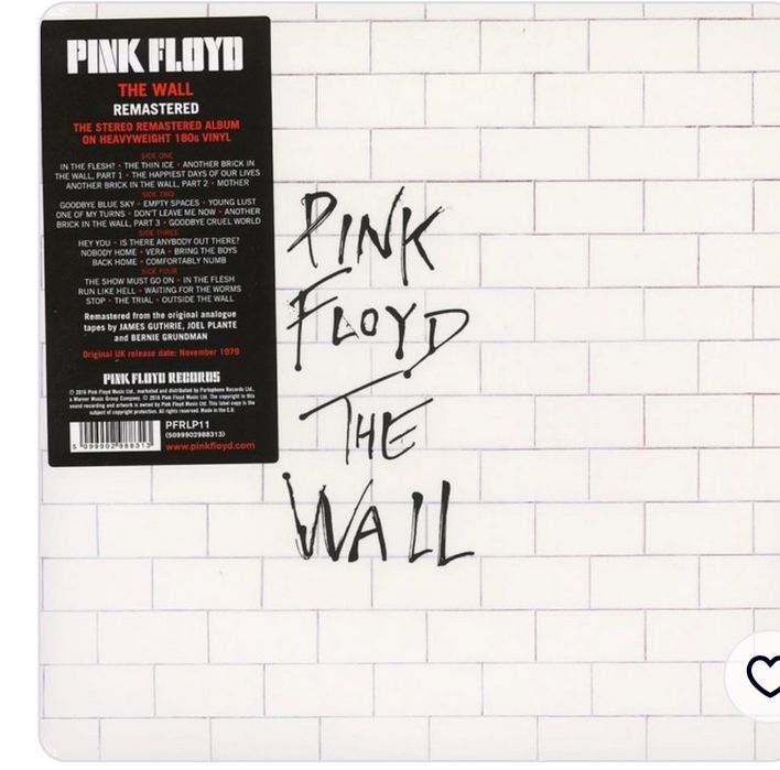 Pink Floyd "The Wall" 2LP вінілова платівка