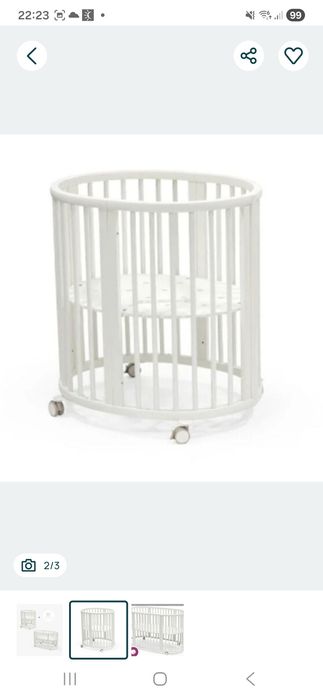 Łóżeczko Stokke sleepi