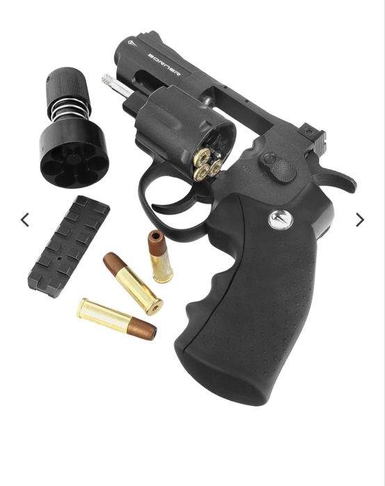 Revolver CO2 Borner Sport 708 – Calibre 4.5 BB