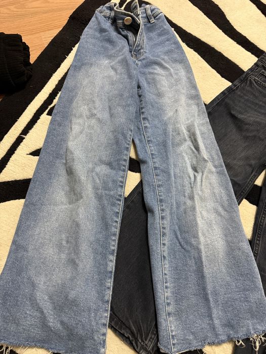 Джинси на дівчинку zara wide leg mom 134