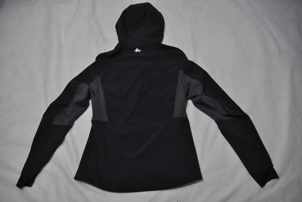 QUECHUA M damska kurtka trekkingowa z kapturem softshell rs5v