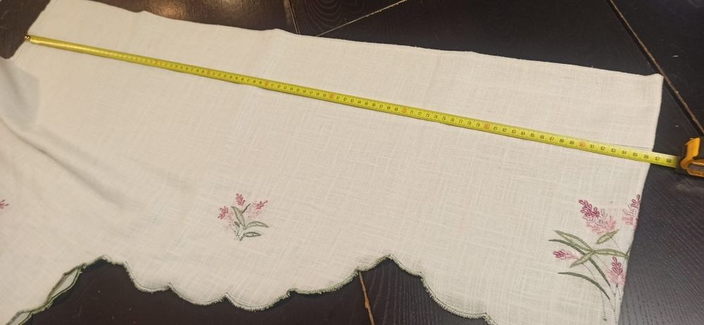 Firana haftowana 87x193cm