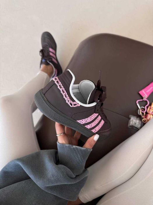 !ВАУ! Adidas Samba Brown Pink Lace | 36 37 38 39 40 41