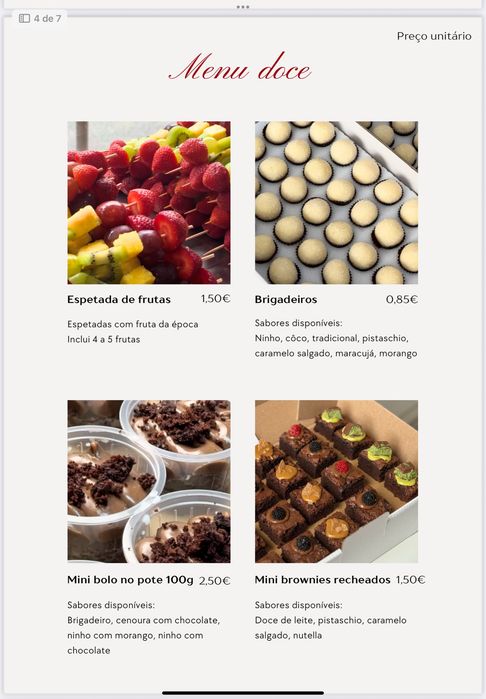 Serviço Catering