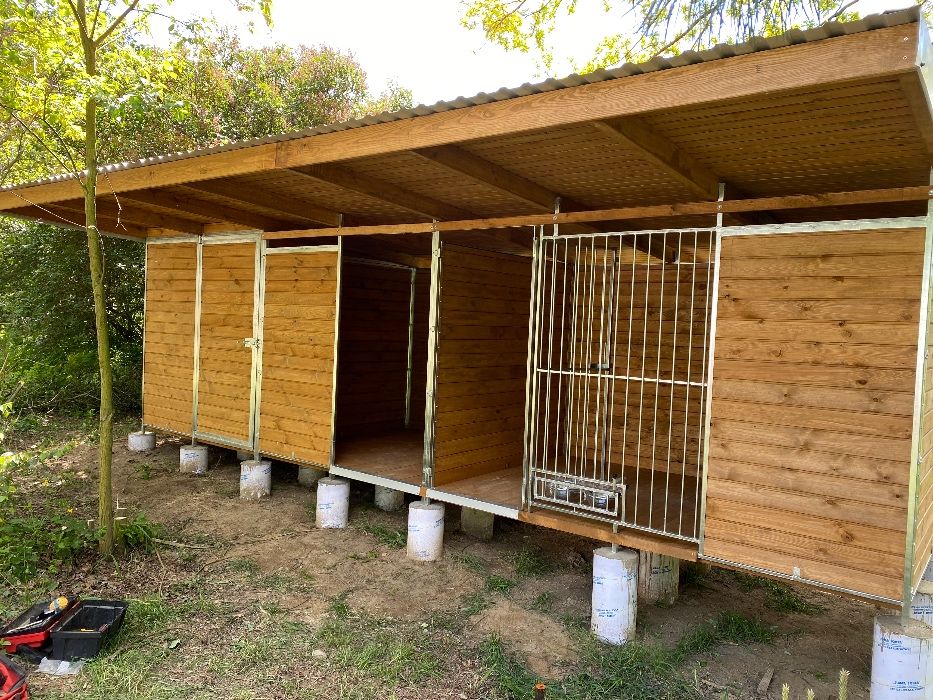 Kojec dla Psa z drewutnią 5mx2m MONTAŻ GRATIS box4dog