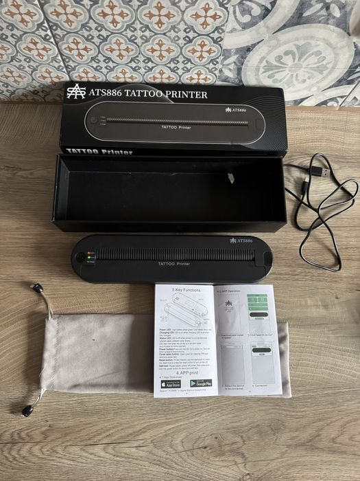 Drukarka termiczna do tatuażu ATS886 – NOWA