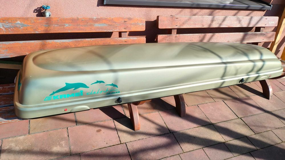 Box dachowy trumna kamei 260 na narty bagażnik