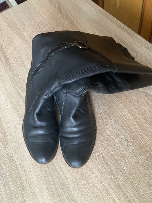 Жіночі шкіряні чоботи сапожки взуття Rieker 38 розмір