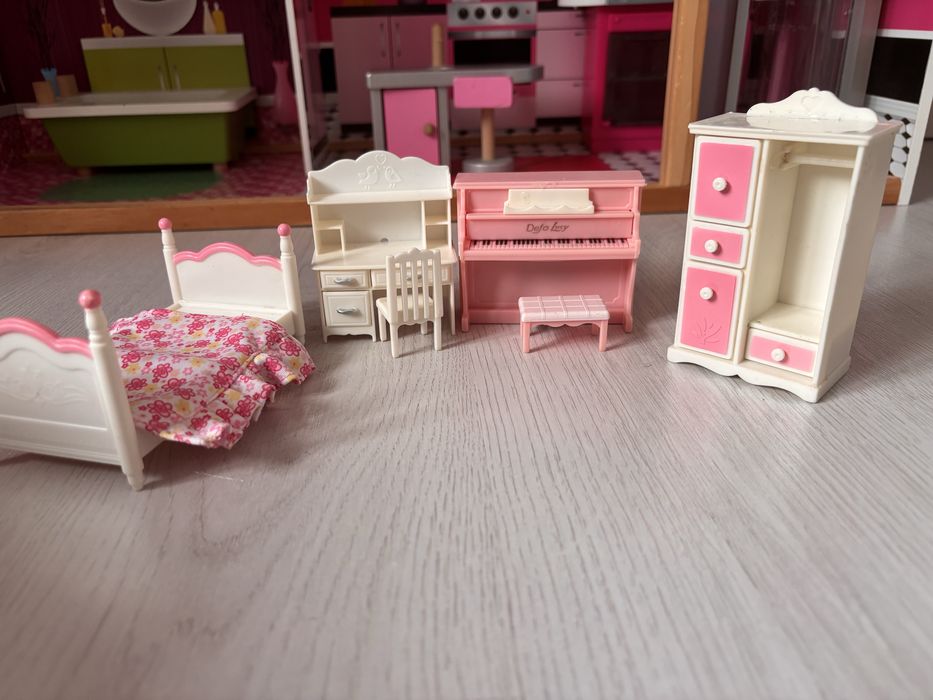 Будиночок для ляльок KidKraft з ліфтом та меблі+ аксесуари у подарунок